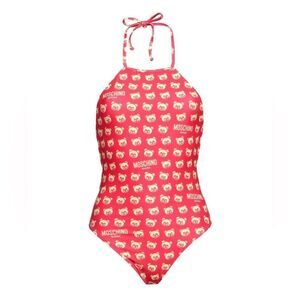 Moschino Swim Teddy Bear One-Piece Swimsuit